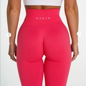 NVGTN solid seamless leggings in hawaiian pink